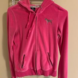 VS pink hoodie